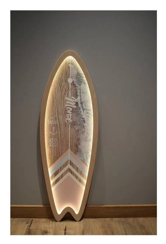 Lámpara Tabla de Surf (con variantes en Báltico y Mar)
